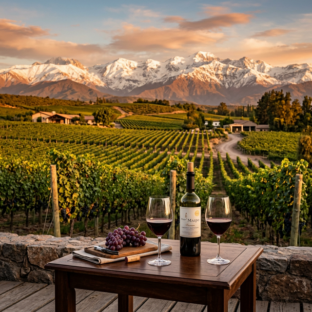 Vinícola no Vale do Maipo